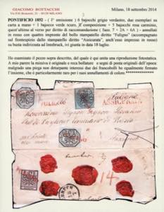 1852 - 6 baj grigio verdastro, due ... 