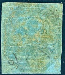 1852 - 7 baj azzurro (8), nuovo, ... 