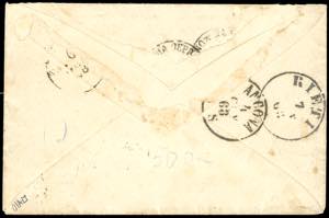 1868 - 20 cent. celeste, tiratura ... 
