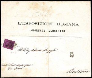 1868 - 20 cent. solferino (28), isolato su ... 