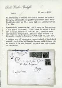 1869 - 80 cent. rosa lillaceo ... 