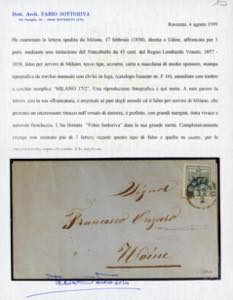 FALSI PER POSTA 1858 - 45 cent. ... 