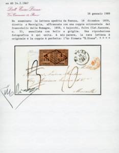 1859 - 4 baj fulvo (5), coppia ... 