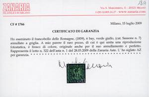 1859 - 6 baj verde giallo (7), ... 