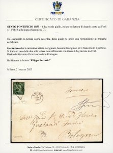 1859 - 6 baj verde giallo (7), ... 