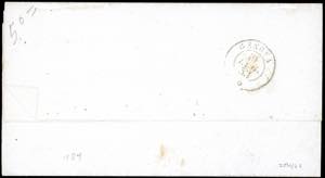 1853 - 5 cent. nero intenso (1b), ... 