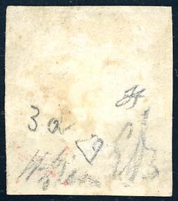 1851 - 40 cent. rosa (3), nuovo, ... 