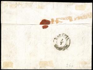 1854 - 5 cent. giallo arancio ... 