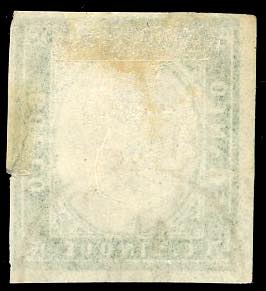 1863 - 5 cent. verde olivastro ... 