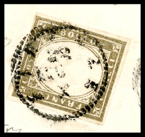 1861 - 10 cent. grigio bistro ... 