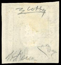 1861 - 2 cent. grigio nero, errore ... 