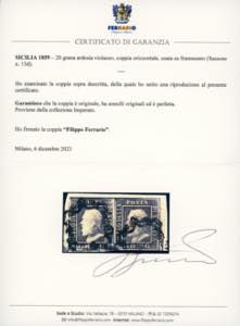 1859 - 20 grana ardesia violaceo ... 