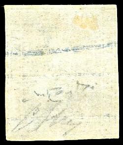 1851 - 2 crazie azzurro chiaro su ... 