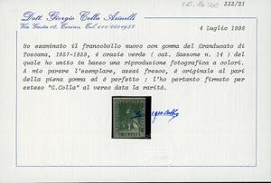 1857 - 4 crazie verde, II ... 