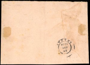 1860 - 1 cent. violetto bruno ... 
