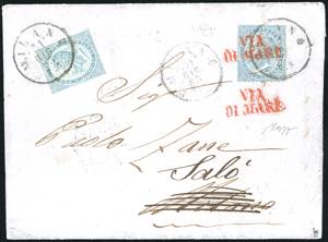 1863 - VIA DI MARE, rosso - 15 cent. De La ... 