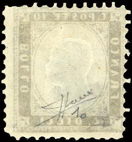 1862 - 10 cent. bruno nerastro, ... 