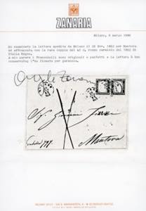 1862 - 40 cent. rosso carminio ... 