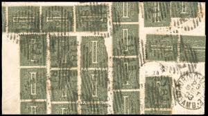 1888 - 1 cent. De La Rue, tiratura ... 