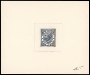 1863 - 2 lire De La Rue (22), prova di conio ... 