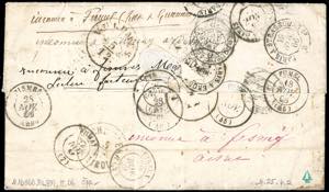 1866 - 20 cent. su 15 cent. Ferro ... 