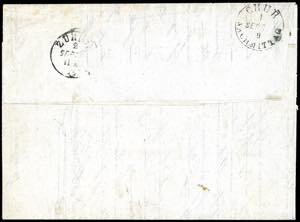 1856 - 10 cent. nero intenso, ... 