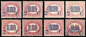 1878 - Servizio soprastampati, ... 