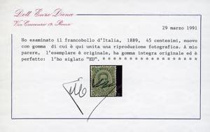 1889 - 45 cent. Umberto I (46), ... 