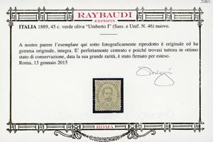 1889 - 45 cent. Umberto I (46), ... 