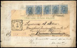 1899 - 25 cent. Umberto I (62), cinque ... 