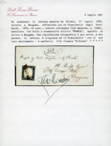 1858 - BERGAMO, FRANCA SD non ... 