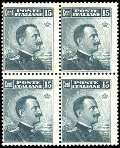 1911 - 15 cent. Michetti, III tipo (96), ... 