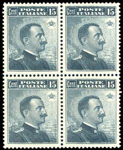 1911 - 15 cent. Michetti, III tipo (96), ... 