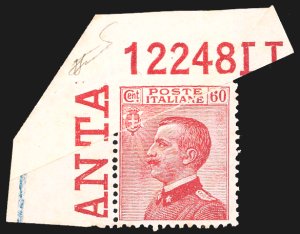 1918 - 60 cent. Michetti (111), stampa ... 