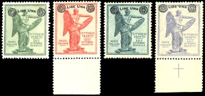 1924 - Vittoria soprastampati, serie ... 