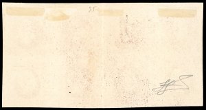 1863 - Saggi Ronchi, foglietto ... 