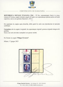 1944 - 50 lire, soprastampato ... 