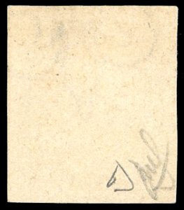 1858 - 10 grana rosa brunastro, I ... 