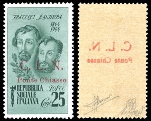 PONTE CHIASSO 1945 - 1 lira ... 