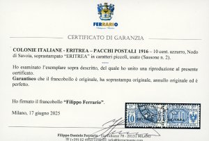 PACCHI POSTALI 1916 - 10 cent. ... 