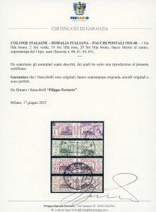 PACCHI POSTALI 1928/41 - Fascio al ... 