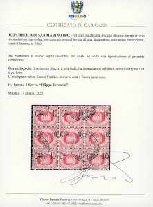 1892  - 10 cent. su 20 cent., ... 