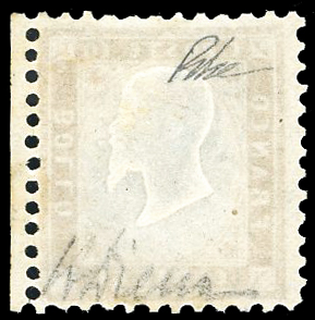 1862 - 10 cent. bistro giallastro ... 