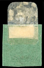 1852 - 5 cent. verde, senza punto ... 