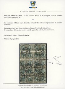 1910 - 10 lire Floreale (91), ... 