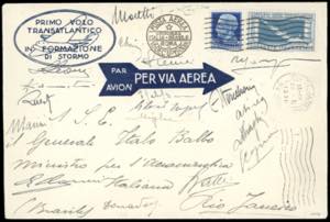 1930 - 7,70 lire Crociera Balbo (25), ... 