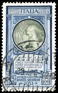 1932 - 100 lire Dante (41), usato, perfetto. ... 