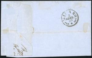 1859 - 5 cent. verde, punto dopo ... 