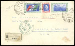 1933 - 5,25 + 44,75 lire Trittico I-MIGL ... 