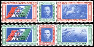 1933 - Trittici I-QUES (51O/52O), nuovi, ... 